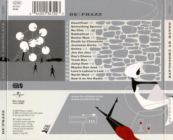 De-Phazz : Death By Chocolate (CD, Album, Dig)