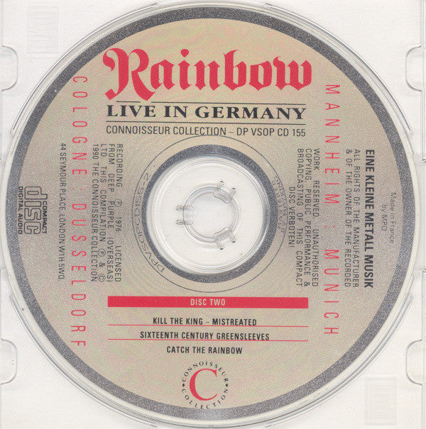 Rainbow : Live In Germany 1976 (2xCD, Album)