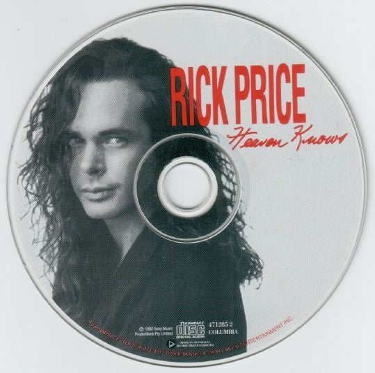 Rick Price : Heaven Knows (CD, Album)