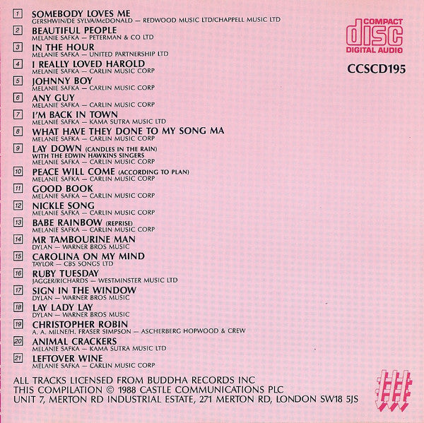 Melanie (2) : The Collection (CD, Comp)