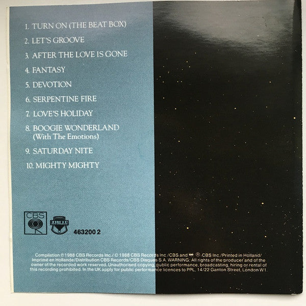 Earth, Wind & Fire : The Best Of Earth,Wind & Fire Vol.II (CD, Comp, RE)