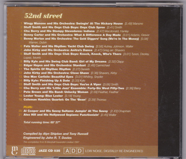 Various : 52nd Street (CD, Comp)