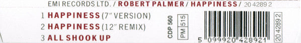 Robert Palmer : Happiness (CD, Single)
