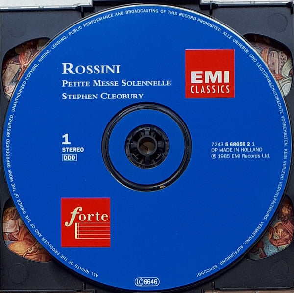 Gioacchino Rossini - Catherine Malfitano, Agnes Baltsa, Lucia Popp, Brigitte Fassbaender, Nicolai Gedda, Katia Et Marielle Labèque - Riccardo Muti, Stephen Cleobury : Stabat Mater • Petite Messe Solennelle (2xCD, Comp)