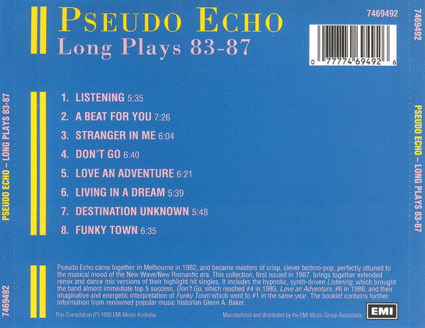 Pseudo Echo : Long Plays 83-87 (CD, Comp, RE)