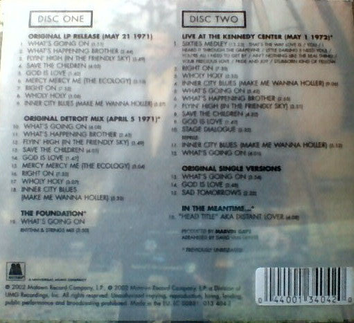 Marvin Gaye : What's Going On (2xCD, Album, Dlx, RE, RM)