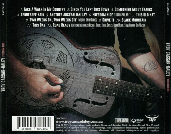 Troy Cassar-Daley : Freedom Ride (CD, Album)