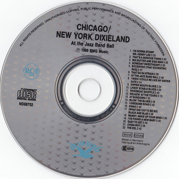 Various : At The Jazz Band Ball - Chicago/New York Dixieland (CD, Comp, RM)