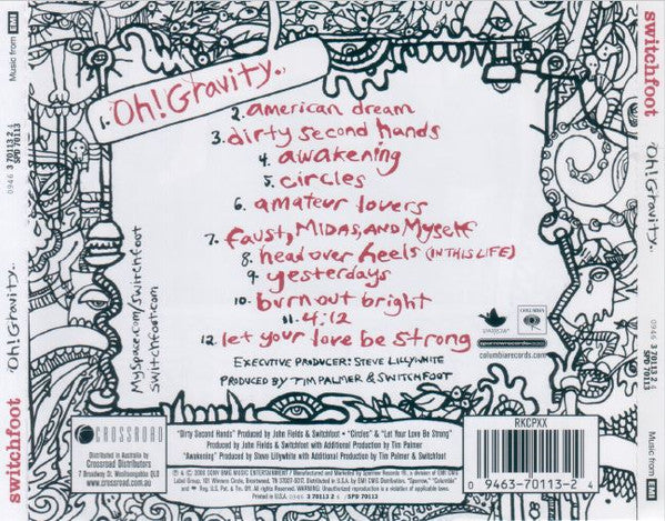 Switchfoot : Oh! Gravity. (CD, Album)