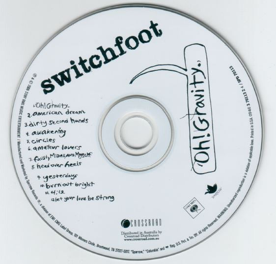 Switchfoot : Oh! Gravity. (CD, Album)