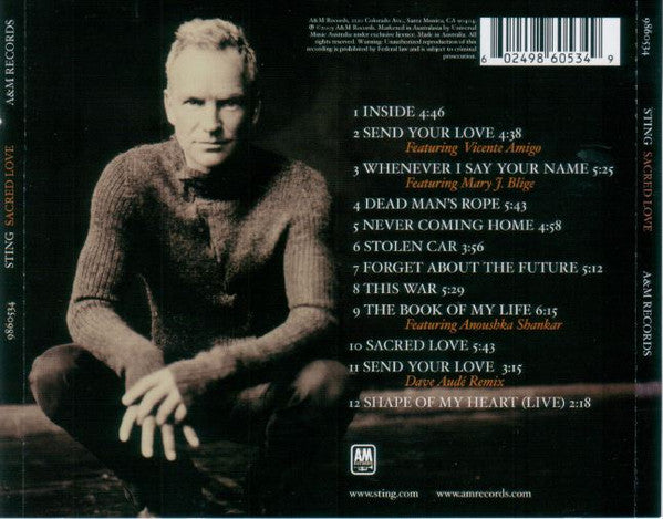 Sting : Sacred Love (CD, Album)