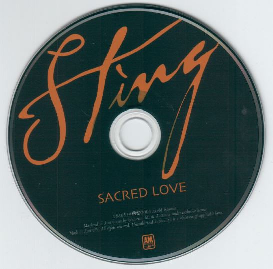 Sting : Sacred Love (CD, Album)
