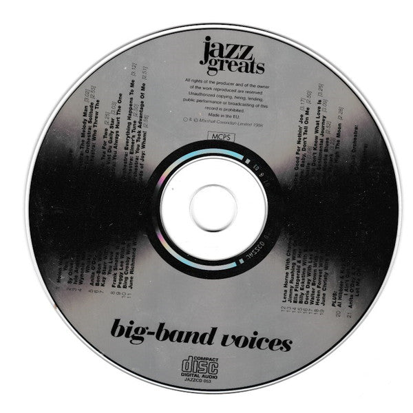 Various : Big-Band Voices (CD, Comp)