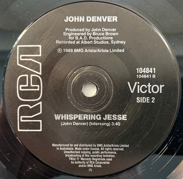 John Denver : For You (7", Single, Lab)