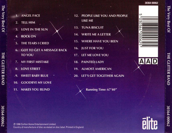 The Glitter Band : The Very Best Of The Glitter Band (CD, Comp)