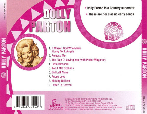 Dolly Parton : Dolly Parton (CD, Comp)