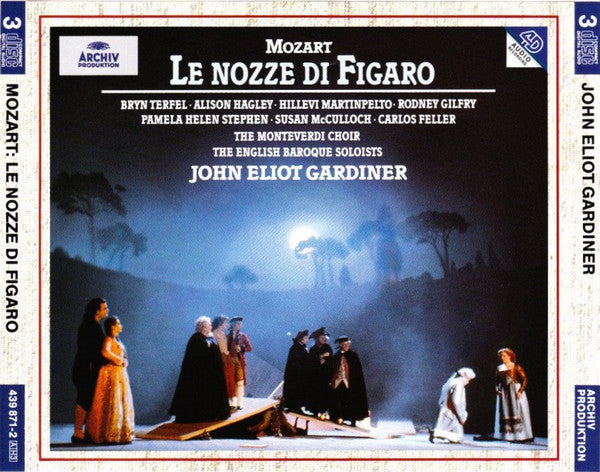 Mozart* - Bryn Terfel · Alison Hagley · Hillevi Martinpelto · Rodney Gilfry · Pamela Helen Stephen · Susan McCulloch · Carlos Feller · The Monteverdi Choir · The English Baroque Soloists · John Eliot Gardiner : Le Nozze Di Figaro (3xCD + Box, Album, Sli)