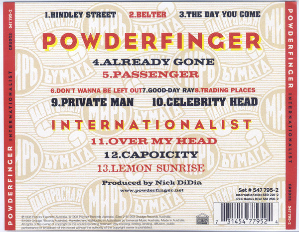 Powderfinger : Internationalist (2xCD, Album)