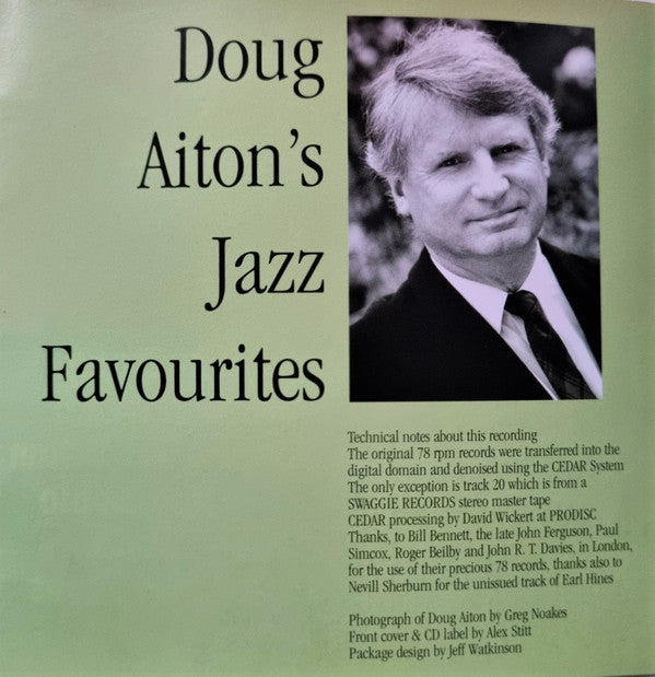 Various : Doug Aiton's Jazz Favourites Volume 1 (CD, Comp, RM)