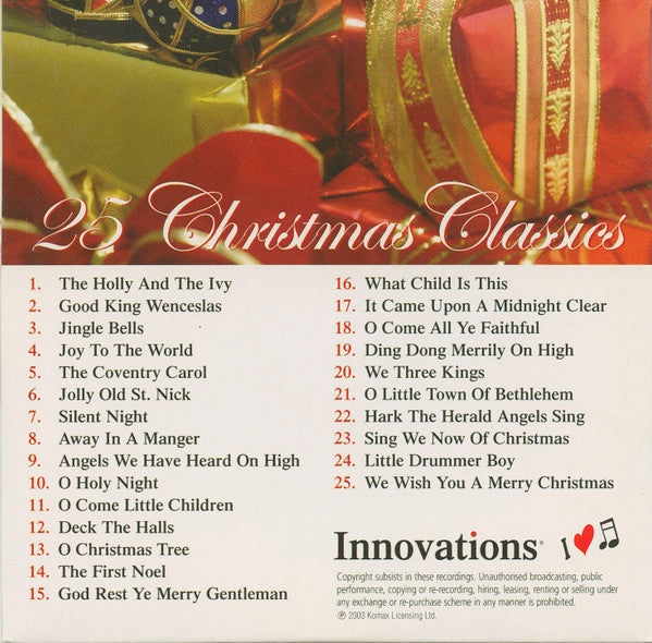 Concino Children's Choir : 25 Christmas Classics (CD, Album, Promo)