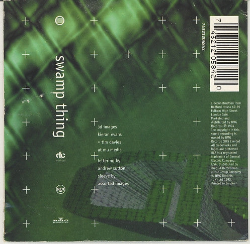 The Grid : Swamp Thing (CD, Single, Car)