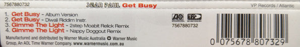 Sean Paul : Get Busy (CD, Single)
