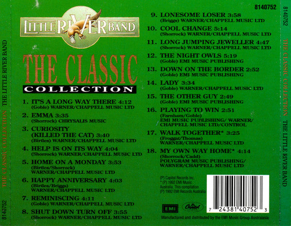 Little River Band : The Classic Collection (CD, Comp, RP)