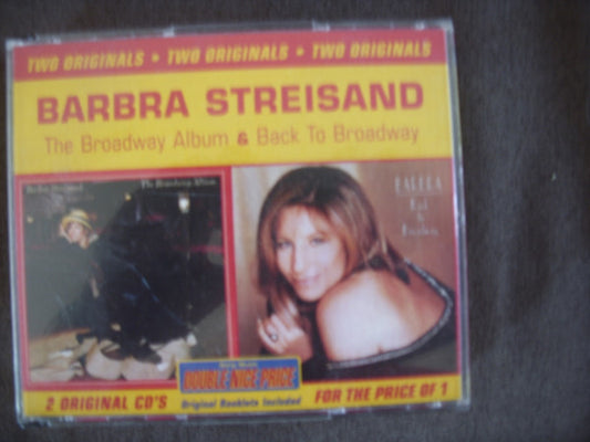 Barbra Streisand : The Broadway Album & Back To Broadway (2xCD, Comp)
