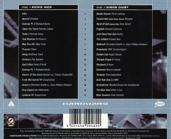 Rich:)e Rich And Simon Digby : Hardware 4 (2xCD, Comp, Mixed)