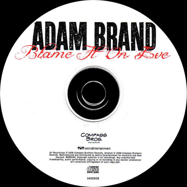 Adam Brand : Blame It On Eve (CD, Album, Ltd)