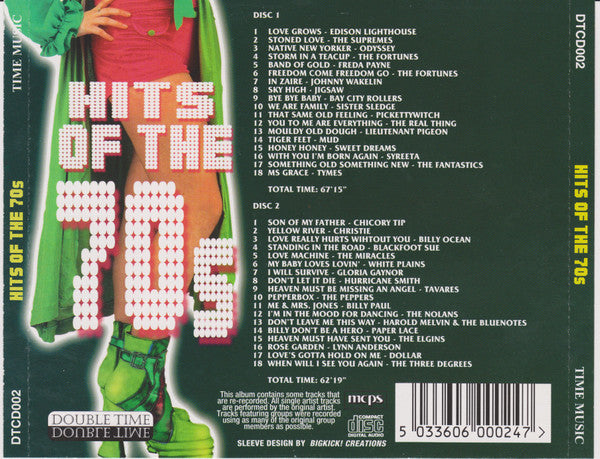 Various : Hits Of The 70s (2xCD, Comp)