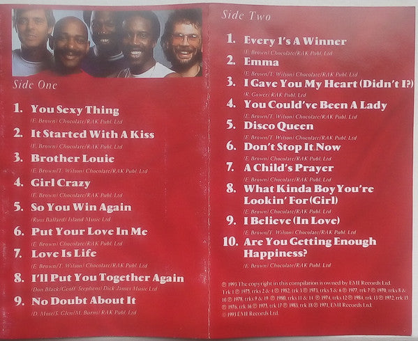 Hot Chocolate : Their Greatest Hits (Cass, Comp)