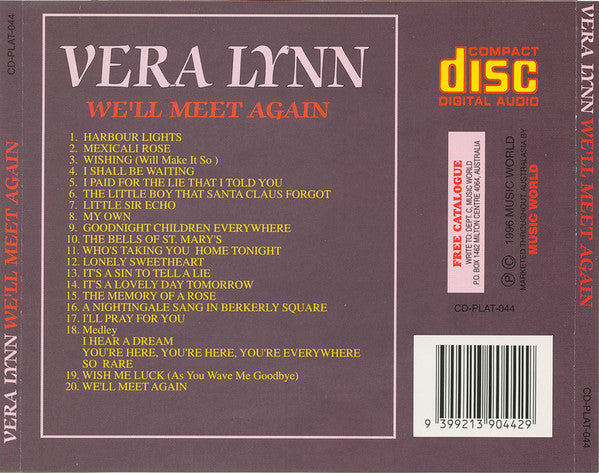Vera Lynn : We'll Meet Again (CD, Comp)