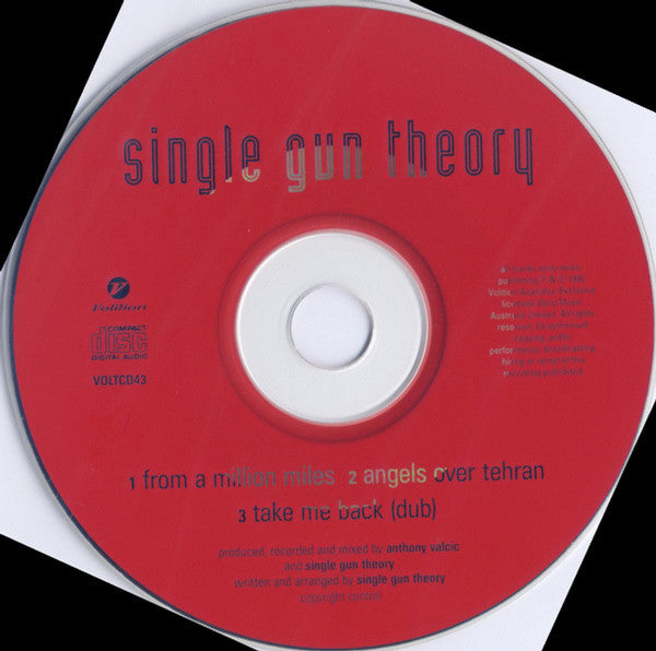 Single Gun Theory : From A Million Miles (CD, Single, RE)