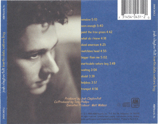 Josh Clayton-Felt : Inarticulate Nature Boy (CD, Album)
