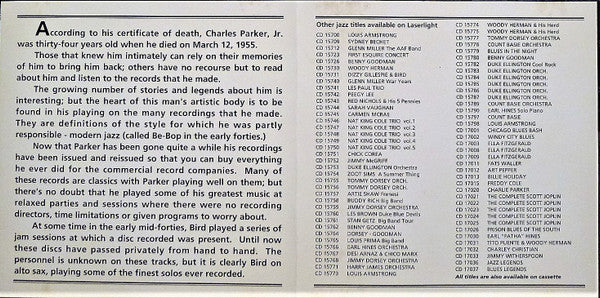 Charlie Parker : The Best Of The Bird (CD, Comp, Mono)