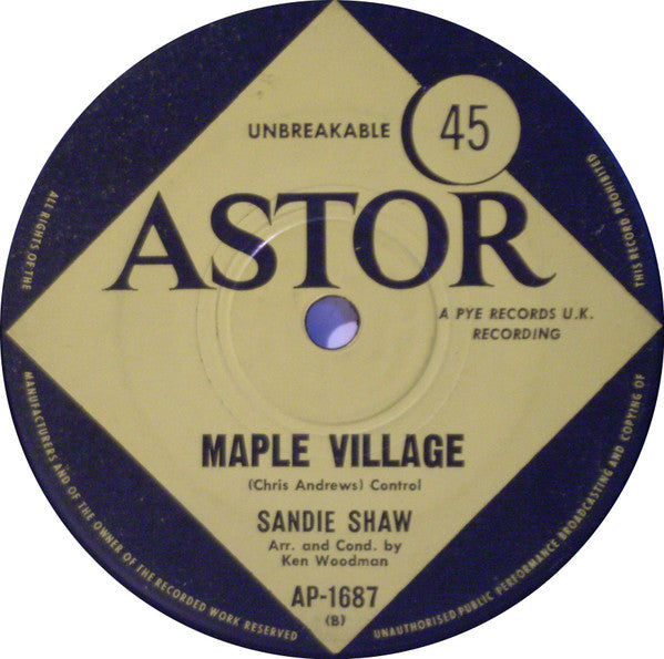 Sandie Shaw : By Tomorrow (7", Single)