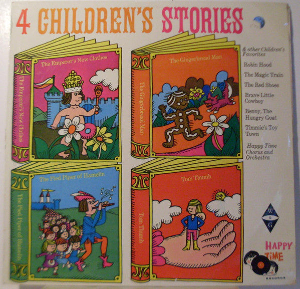 Happy Time Chorus & Orchestra : 4 Children's Stories & Other Children's Favorites (LP)