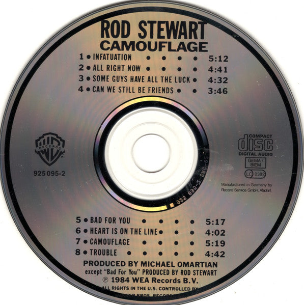 Rod Stewart : Camouflage (CD, Album)