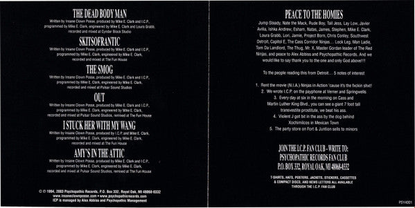 I.C.P.* : The Terror Wheel (CD, EP, RE)
