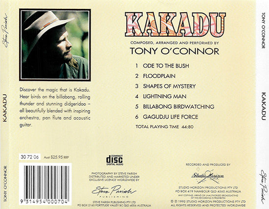Tony O'Connor (2) : Kakadu (CD, Album, RE)