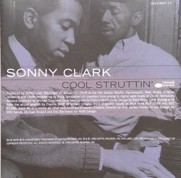 Sonny Clark : Cool Struttin' (CD, Album, RE, RM, EMI)