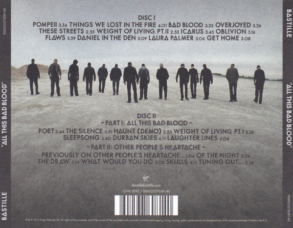 Bastille (4) : All This Bad Blood (CD, Album + CD, Comp)