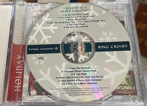 Bing Crosby : I Wish You A Merry Christmas (CD, Comp)