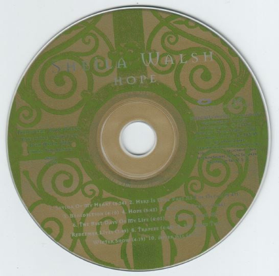 Sheila Walsh : Hope (CD, Album)