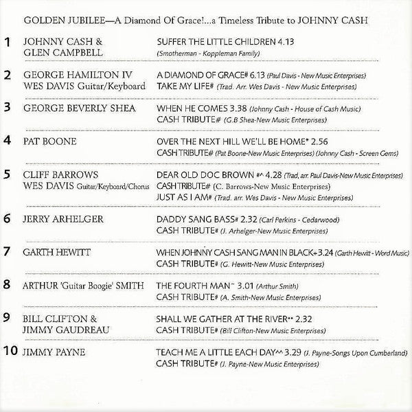 Various : Golden Jubilee Johnny Cash (CD, Album, Comp)