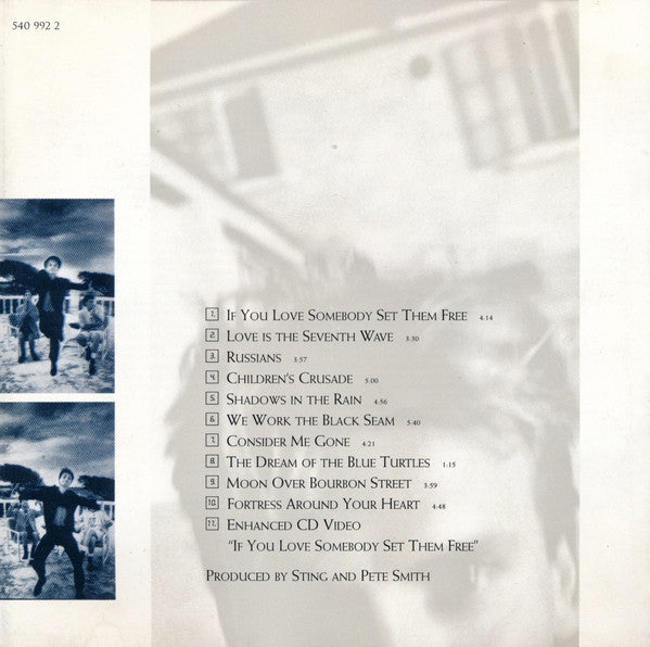 Sting : The Dream Of The Blue Turtles (CD, Album, Enh, RE, RM)