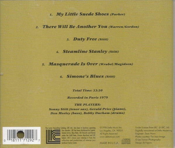 Sonny Stitt : Duty Free (CD, Album, RE, RM)