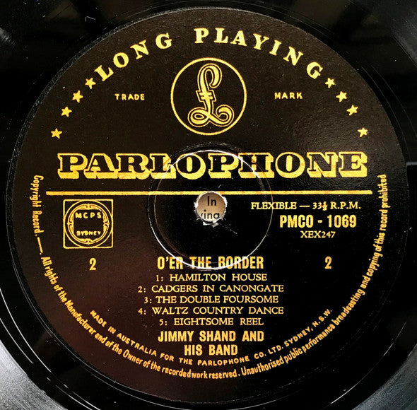 Jimmy Shand And His Band : O'er The Border (LP, Album, Mono)