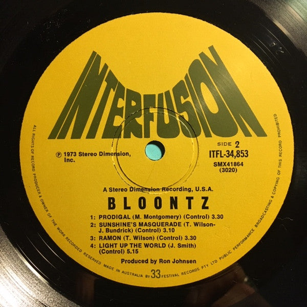 Bloontz : Bloontz (LP, Album)